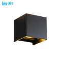 Home Decor Square 10W IP65 Wasserdichte LED-Wandleuchte im Freien